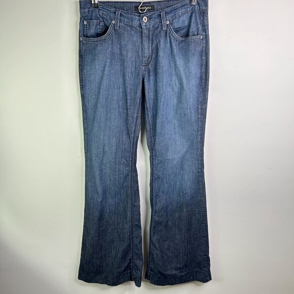 James Jeans‎ dark wash flare bell bottoms size 30 - Picture 1 of 10